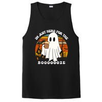 IM Just Here For The Booze Funny Halloween Beer Lover Ghost PosiCharge Competitor Tank