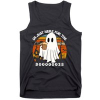 IM Just Here For The Booze Funny Halloween Beer Lover Ghost Tank Top