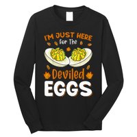 IM Just Here For The Deviled Eggs Long Sleeve Shirt