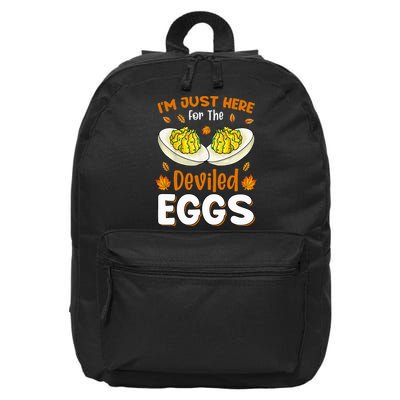 IM Just Here For The Deviled Eggs 16 in Basic Backpack