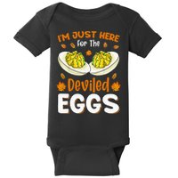 IM Just Here For The Deviled Eggs Baby Bodysuit