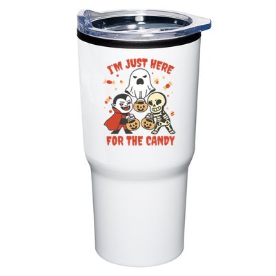 I'm Just Here For The Candy Halloween Costume Funny Tumbler