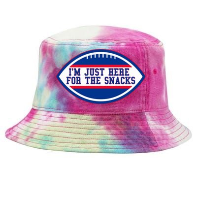 IM Just Here For The Snacks Tie-Dyed Bucket Hat