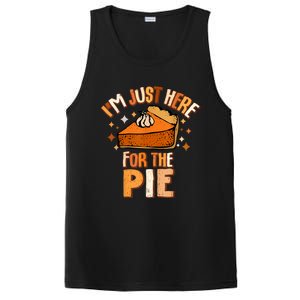 IM Just Here For The Pie Thanksgiving Fall Autumn Retro PosiCharge Competitor Tank