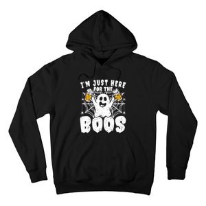 IM Just Here For The Boos Funny Halloween Hoodie