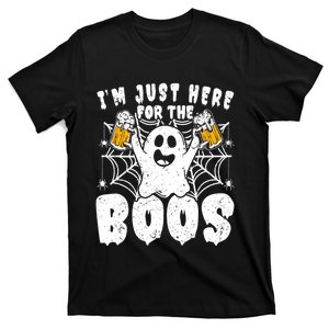 IM Just Here For The Boos Funny Halloween T-Shirt