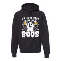 IM Just Here For The Boos Funny Halloween Premium Hoodie