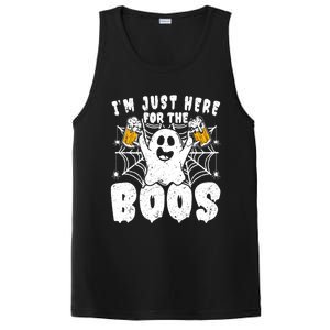 IM Just Here For The Boos Funny Halloween PosiCharge Competitor Tank