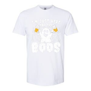 IM Just Here For The Boos Funny Halloween Softstyle CVC T-Shirt