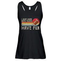 I Just Hope Both Teams Have Fun Funny Football Ladies Essential Flowy Tank