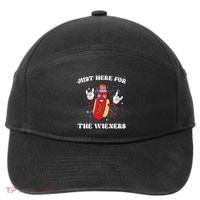 IM Just Here For The Wieners Fourth Of July Hot Dog 7-Panel Snapback Hat
