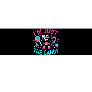 IM Just Here For The Candy Halloween Bumper Sticker