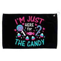 IM Just Here For The Candy Halloween Grommeted Golf Towel