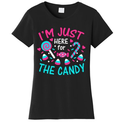 IM Just Here For The Candy Halloween Women's T-Shirt