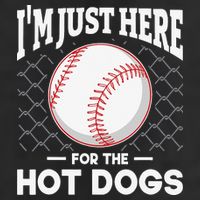 I'm Just Here For The Hot Dogs Summer Baseball Game Hotdog 11oz C Handle Ceramic Mug