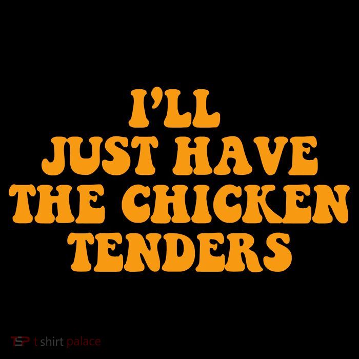 I'll Just Have The Chicken Tenders Groovy Quote Stripe Pom Pom Beanie