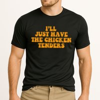 I'll Just Have The Chicken Tenders Groovy Quote Cooling Performance Crew T-Shirt