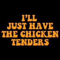 I'll Just Have The Chicken Tenders Groovy Quote Sustainable Beanie