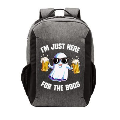 IM Just Here For The Boos Funny Halloween Ghost Vector Backpack