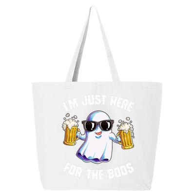 IM Just Here For The Boos Funny Halloween Ghost 25L Jumbo Tote