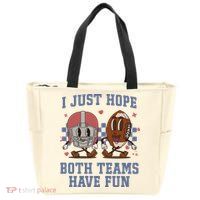 I Just Hope Both Teams Have Fun Zip Tote Bag