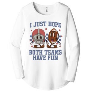 I Just Hope Both Teams Have Fun Women's Perfect Tri Tunic Long Sleeve Shirt