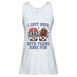 I Just Hope Both Teams Have Fun Ladies Essential Flowy Tank