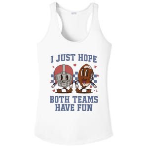 I Just Hope Both Teams Have Fun Ladies PosiCharge Competitor Racerback Tank