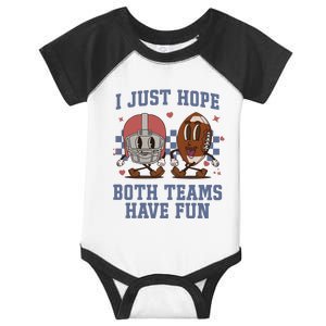 I Just Hope Both Teams Have Fun Infant Baby Jersey Bodysuit