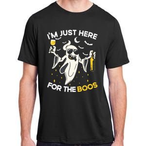 Im Just Here For The Boos Funny Halloween Beer Lovers Drink Adult ChromaSoft Performance T-Shirt