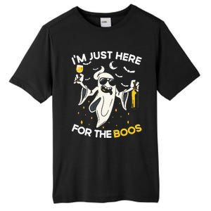 Im Just Here For The Boos Funny Halloween Beer Lovers Drink Tall Fusion ChromaSoft Performance T-Shirt