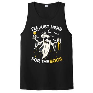 Im Just Here For The Boos Funny Halloween Beer Lovers Drink PosiCharge Competitor Tank