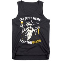 Im Just Here For The Boos Funny Halloween Beer Lovers Drink Tank Top