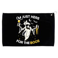 Im Just Here For The Boos Funny Halloween Beer Lovers Drink Grommeted Golf Towel