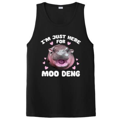 IM Just Here For Moo Deng Cute Baby Hippo Bouncy Souvenir PosiCharge Competitor Tank