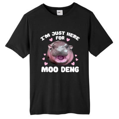 IM Just Here For Moo Deng Cute Baby Hippo Bouncy Souvenir Tall Fusion ChromaSoft Performance T-Shirt