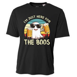 I'm Just Here For The Boos Halloween Beer Lovers Cooling Performance Crew T-Shirt