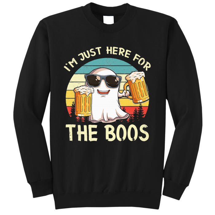 I'm Just Here For The Boos Halloween Beer Lovers Sweatshirt