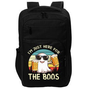 I'm Just Here For The Boos Halloween Beer Lovers Impact Tech Backpack