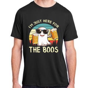 I'm Just Here For The Boos Halloween Beer Lovers Adult ChromaSoft Performance T-Shirt