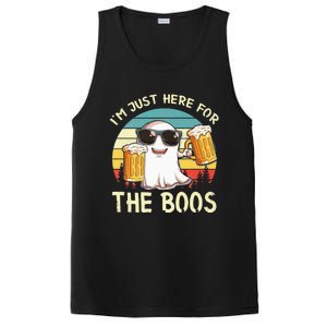 I'm Just Here For The Boos Halloween Beer Lovers PosiCharge Competitor Tank