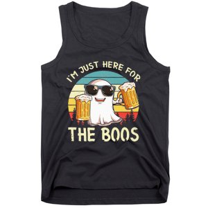 I'm Just Here For The Boos Halloween Beer Lovers Tank Top