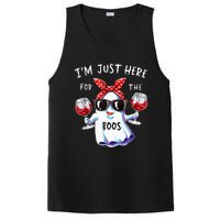 Im Just Here For The Boos Ghost Halloween Funny Novelty PosiCharge Competitor Tank