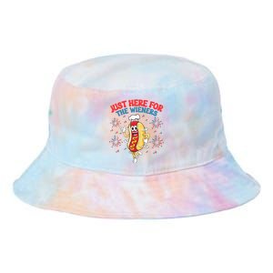 IM Just Here For The Wieners 4th Of July Hot Dog Tie Dye Newport Bucket Hat