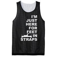 IM Just Here For Feet In Straps Pilates Lover Pilates Mesh Reversible Basketball Jersey Tank