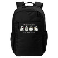 IM Just Here For The Boos Funny Halloween Ghost Daily Commute Backpack