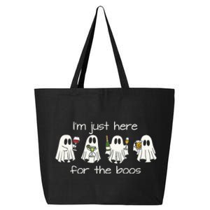 IM Just Here For The Boos Funny Halloween Ghost 25L Jumbo Tote