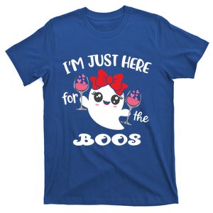 Im Just Here For The Boos Funny Halloween Cool Gift T-Shirt