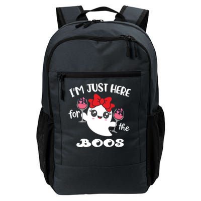 Im Just Here For The Boos Funny Halloween Cool Gift Daily Commute Backpack