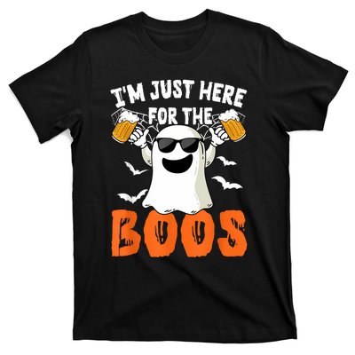 IM Just Here For The Boos Cute Ghost Halloween Costume T-Shirt